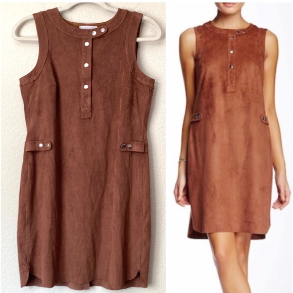 1. State Dresses & Skirts - 1. State Faux Suede Chic Fall Essential Shift Dress